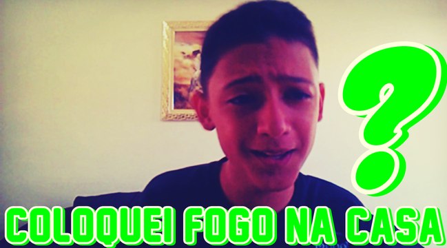 MINHA CASA PEGOU FOGO ? |BRUNO