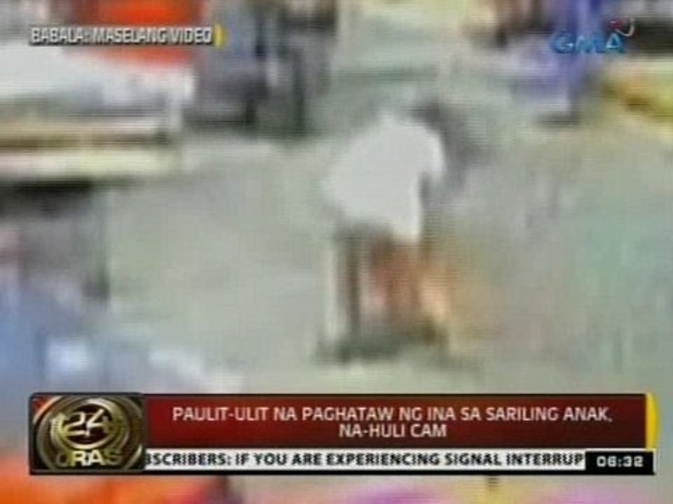 24 Oras: Paulit-ulit na paghataw ng kahoy ng isang ina sa sariling anak, na-huli cam