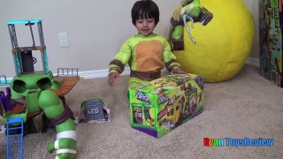 Giant Egg Surprise Opening Ninja Turtles Out of the