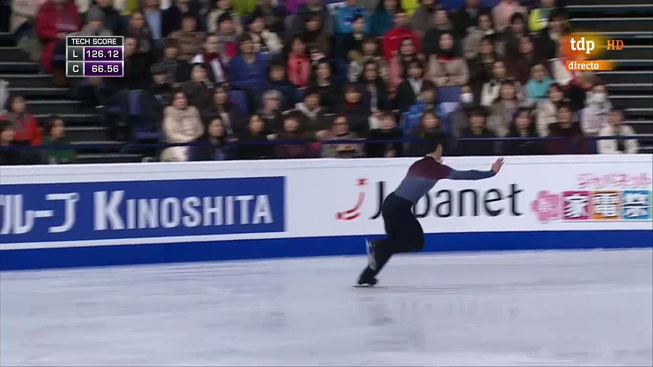 Patrick Chan (CAN). FP. WC Helsinki 2017