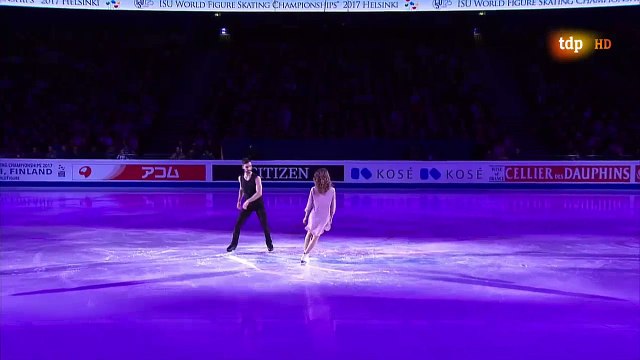 Gabriella Papadakis & Guillaume Cizeron (FRA). Gala WC Helsinki 2017