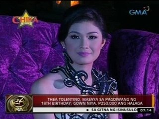 24 Oras: Thea Tolentino, masaya sa pagdiwang ng 18th birthday