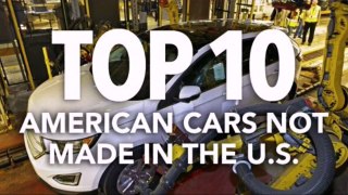 Top 10 American Cars Not Made In USA