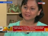 Asawa ni Palparan, pinasisinungalingan ang umano'y human rights violation ng dating heneral
