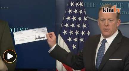 3 bulan gaji pertama Trump derma pada Taman Negara