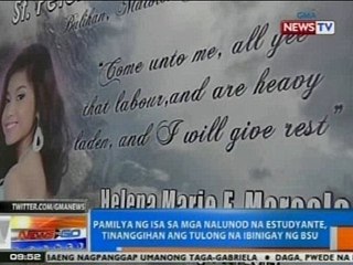 NTG: Pamilya ng isa sa mga nalunod na estudyante, tinanggihan ang tulong na ibinigay ng BSU