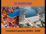 largest Dams In the world top 10