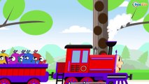 The Little Train - Learn Shapes & Flowers - Educational Videos - Trains & Cars Cartoons for children