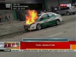 BT: Taxi, nagliyab