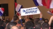 Marine Le Pen cible Macron lors d'un meeting en Eure-et-Loir