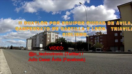 CICLISMO - SEGUNDO DUATHLON AVILA  01042017 - CICLISMO -