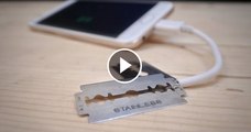 CHARGE YOUR PHONE USING BLADES - Incredible