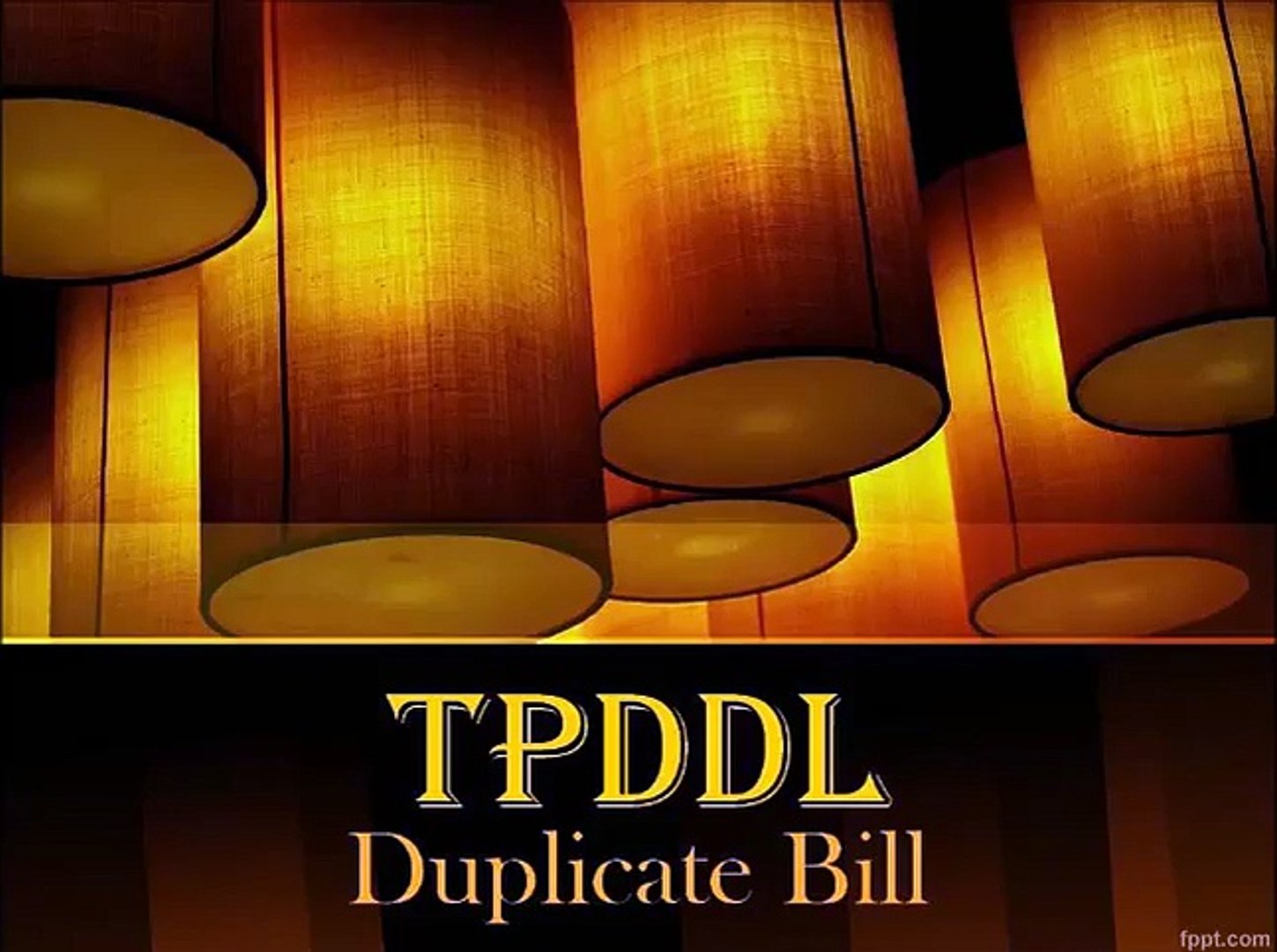 duplicate bill tpddl