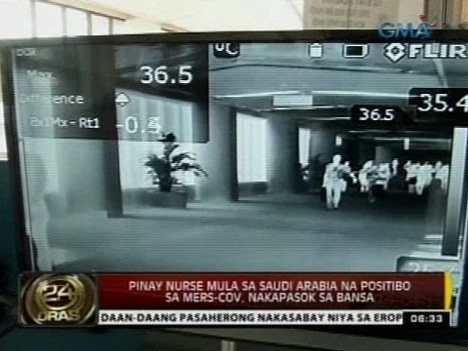 24 Oras: Pinay nurse mula sa Saudi Arabia na positibo sa MERS-Cov, nakapasok sa bansa