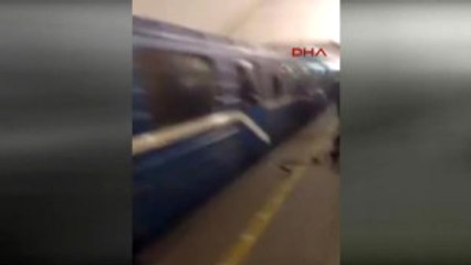 Rusya - Metrodaki Saldırının Hemen Ardından Yaşananlar Kamerada