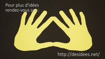 Tuto papier : Découpez le motif de vos mains pour décorer vos murs