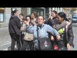 Napoli - Niente assegno per i figli, protestano le madri nubili (03.04.17)