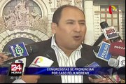 Congresistas se pronuncian por caso Félix Moreno