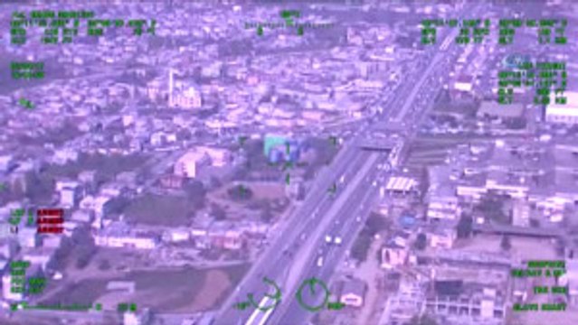 Bursa'daki Dev Uyuşturucu Operasyonu Helikopter Kamerasında