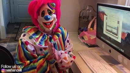 Bad Baby Babysitter Clown Prank _ Attacks Bad Babies Toy Freaks