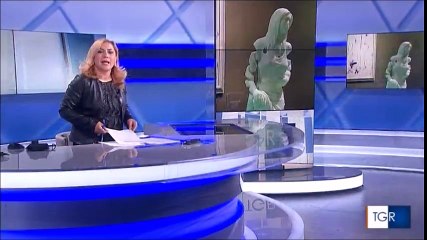 Esposizione Triennale di Arti Visive a Roma nel servizio del TGR del 29 Marzo