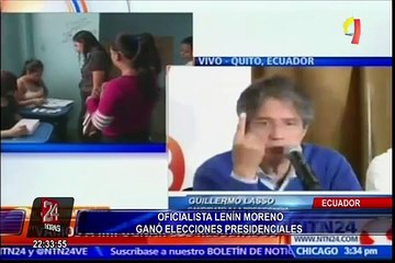 Lenín Moreno ganó las elecciones presidenciales en Ecuador