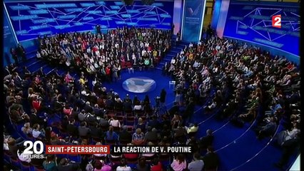 Saint-Pétersbourg : la réaction de Vladimir Poutine