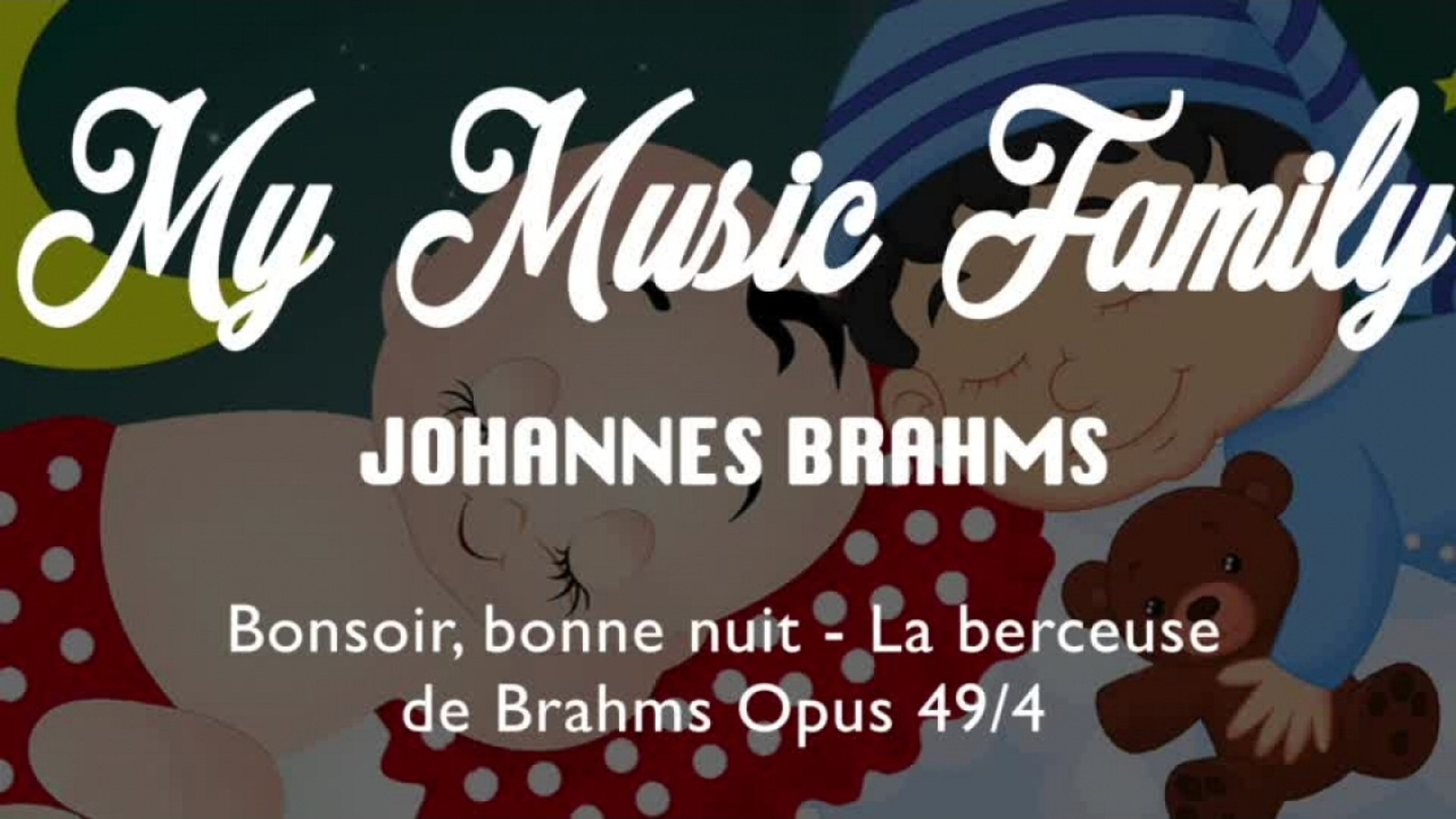 Baby Sleep Music Brahms Lullaby Op 49 N 4 Good Evening Good Night 8 Hours Video Dailymotion