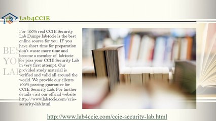 CCIE Security Lab Dumps
