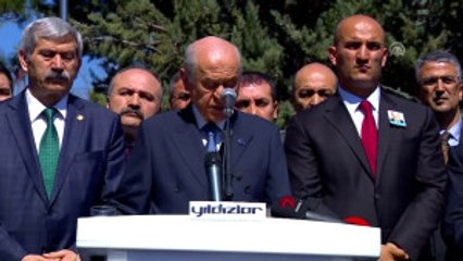 Bahçeli: "Kararımızdan Ucunda Ölüm Dahi Olsa Dönmeyiz"
