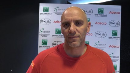 Johan Van Herck : "Si Fognini est là ou pas, on verra qui sera en face vendredi"
