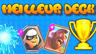 Clash royale deck cochon sorcier voleuse magnifique + combat ( gameplay bandit pig #12 )