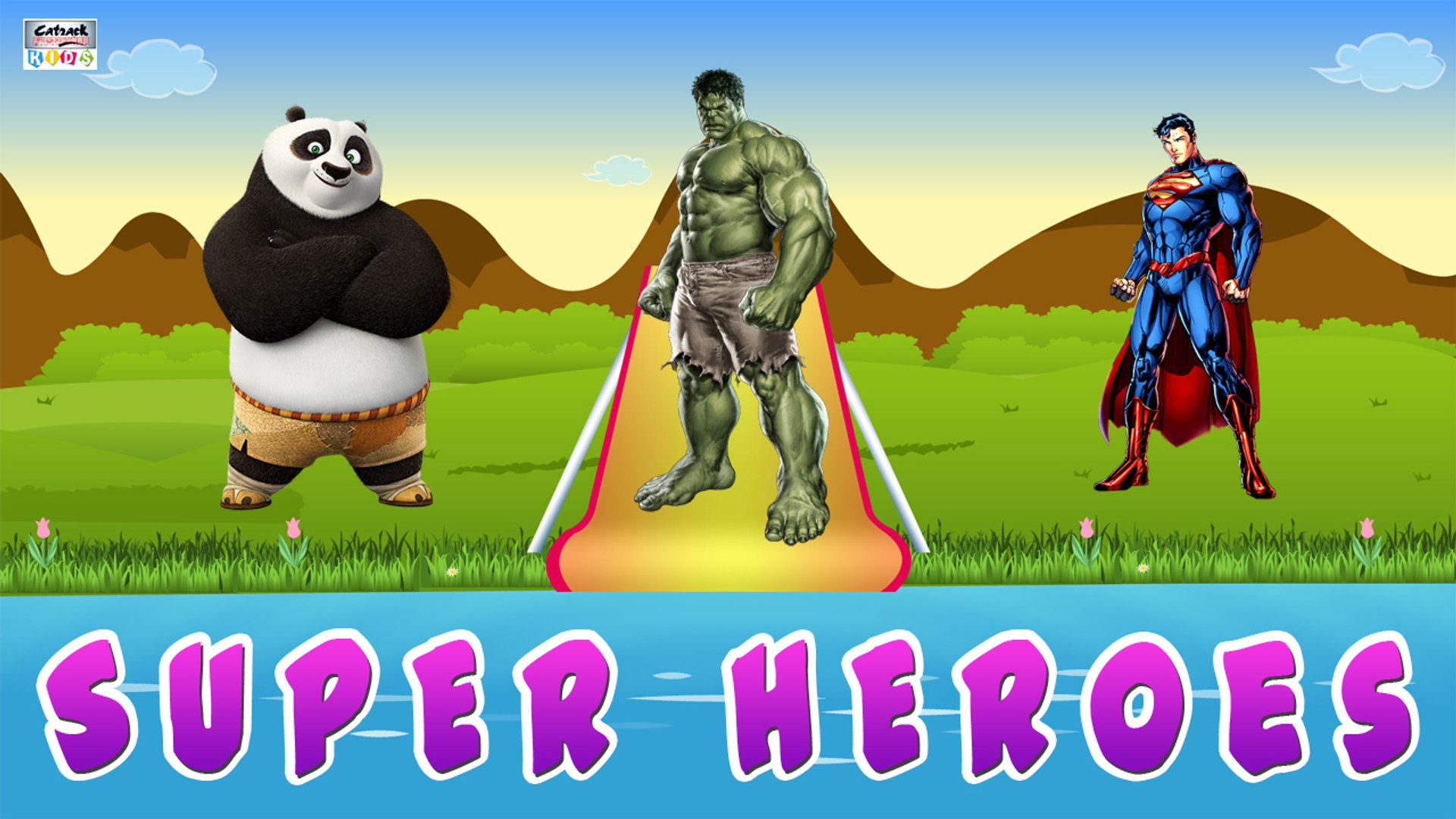 Our Super Heroes - Fun Learning Educational Video For Kids By Catrack Kids