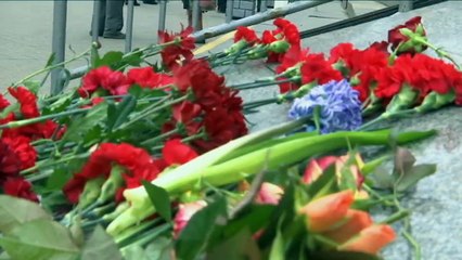 L'hommage des Russes aux victimes de l'attentat de Saint-Pétersbourg