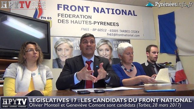 HPyTv Législatives | Les candidats FN en Hautes Pyrénées (28 mars 2017)