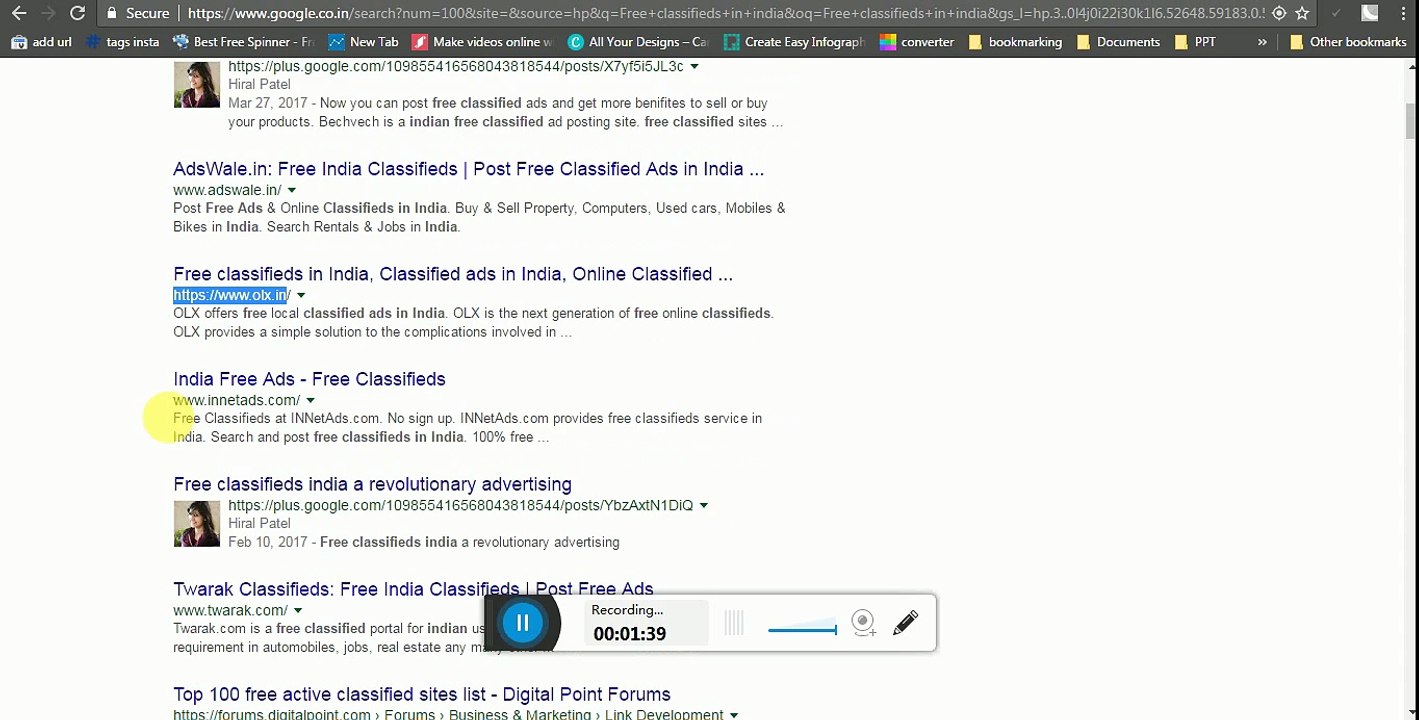 How to find best list for free classified site