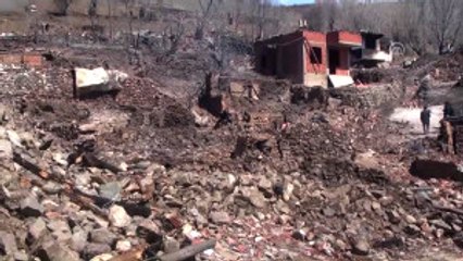 Köydeki Yangının Ardından Ön Hasar Raporu Tamamlandı