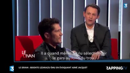 Bixente Lizarazu en larmes à l’évocation d’Aimé Jacquet dans Le Divan (vidéo)