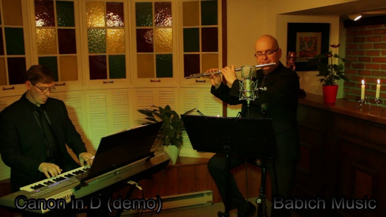 Canon in D (demo)   by Babich Music Wedding Ceremony Flute and Piano Duo