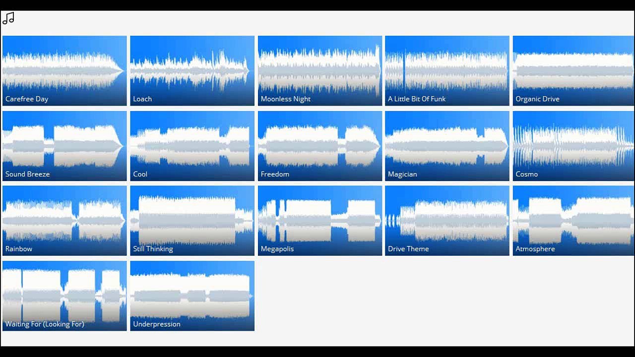 Collection of production music