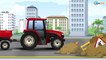 Трактор едет - Аграрная машинерия Грузовичок Трактора для Детей - Мультфильмы для детей