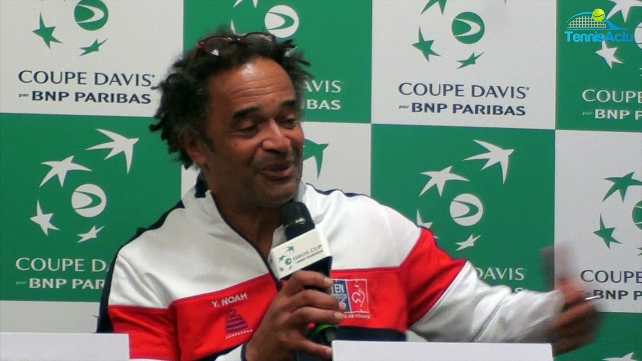 Coupe Davis 2017 - FRA-GBR - Yannick Noah : "Une relation particulière avec la Grande-Bretagne"