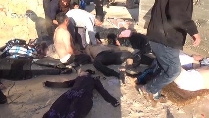 مئة قتيل بينهم 25 طفلا بمجزرة خان شيخون