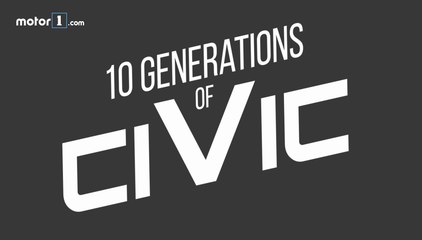10 générations de Honda Civic