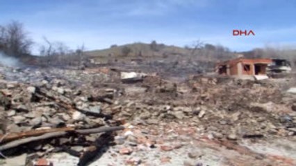Çankırı 25 Evin Yandığı Köyde Yaralar Sarılıyor