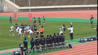 仙台高専VS津山高専（全国高専ラグビー2016年1月5日）