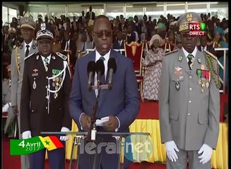 discours PR Macky Sall aprés le défilé Francais