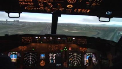 THY Şehit Polis ve Gazi Çocuklarını Simülatörde Uçurdu