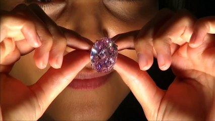 Most valuable pink diamond sold for world record US$71.2 million