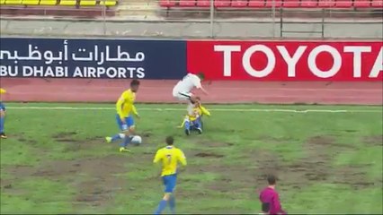 Player Gets Sent Off For A Crazy Two Footed Stomp In Kyrgyzstan!